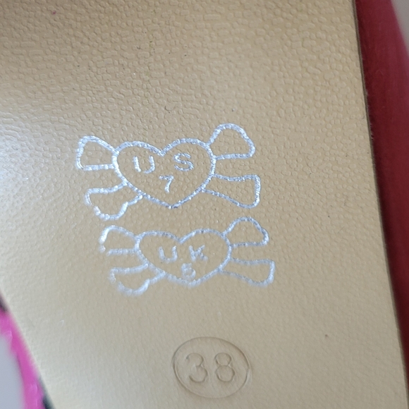 Abbey Dawn Feel The Love Platform Heels, BNIB with flaws, Size 7 - Picture 10 of 11